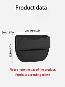 1 hộp đựng đồ bằng da màu be cho ghế ô tô - Màu be - Xem 2