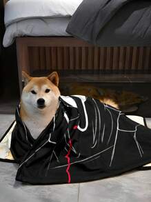 1pc Halloween Plush Throw Blanket, Soft Warm Cozy Blanket Suitable For AC, Home Leisure, Sofa, Nap, Camping And Travel, Halloween Gift - Blue - View 6