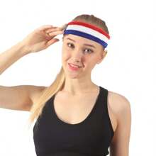 1 Băng đô thể thao co giãn, Băng đô tập yoga thấm mồ hôi đan, thoáng khí cho mọi mùa - Nhiều màu - Xem 6