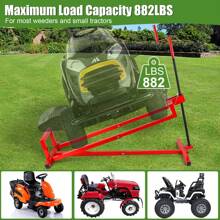 Riding Lawn Mower Lift Jack With 882 Lbs Weight Capacity Telescopic Maintenance Jack For Lawn Mowers And Garden Tractors - Red - View 7