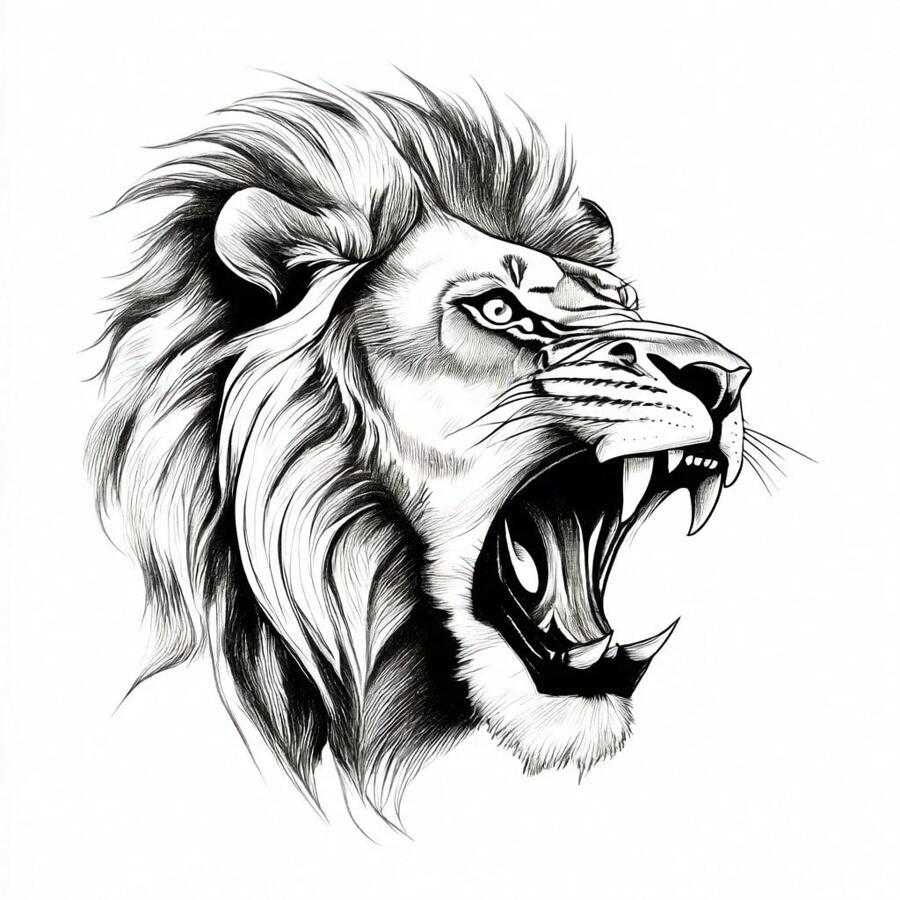 AD 1 pieza Pegatina 3D de león majestuoso en blanco y negro, pegatina de cobertura de arañazos adecuada para automóvil, motocicleta, scooter y otras escenas de decoración y modificación