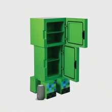 Minecraft Charged Creeper Figural Mini Fridge - White - View 8