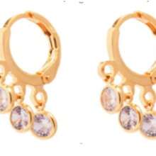 Grandma Earring 3 Points Of Light Gold - Vàng - Xem 2