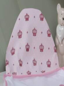 Kit Of 2 Children's Hooded Bath Towels With Prints - 淺粉色 - 查看 3