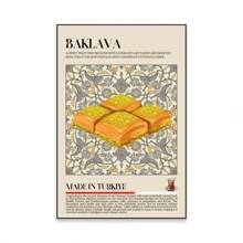 1PC Poster in trà Thổ Nhĩ Kỳ cổ điển Thổ Nhĩ Kỳ Ma-rốc Du lịch In Thực phẩm cổ điển Trung Đông Tranh vải Trang trí quán cà phê Quán bar Nhà hàng Không có khung - nhiều màu - Xem 26