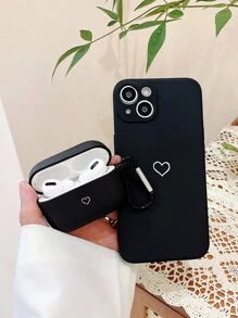 心形手机壳，简约纯色印花手机壳，兼容 和 Galaxy - 彩色 - 查看 5