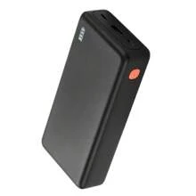 Una batería externa portátil de alta capacidad con doble batería y carga rápida de 20 000 mAh, con interfaz de entrada Micro TYPE-C, puertos USB-C para entrada y salida bidireccionales y una salida USB-A de 22,5 W. Ideal para cargar Android y otros smartphones. Compatible con la mayoría de los productos electrónicos del mercado. Batería estable de polímero de litio, compatible con dispositivos iOS, iPad y Android. Ideal para juegos al aire libre, compras, viajes, reuniones familiares, fiestas, vuelta al cole, otoño y otras ocasiones. - Negro - Ver 5