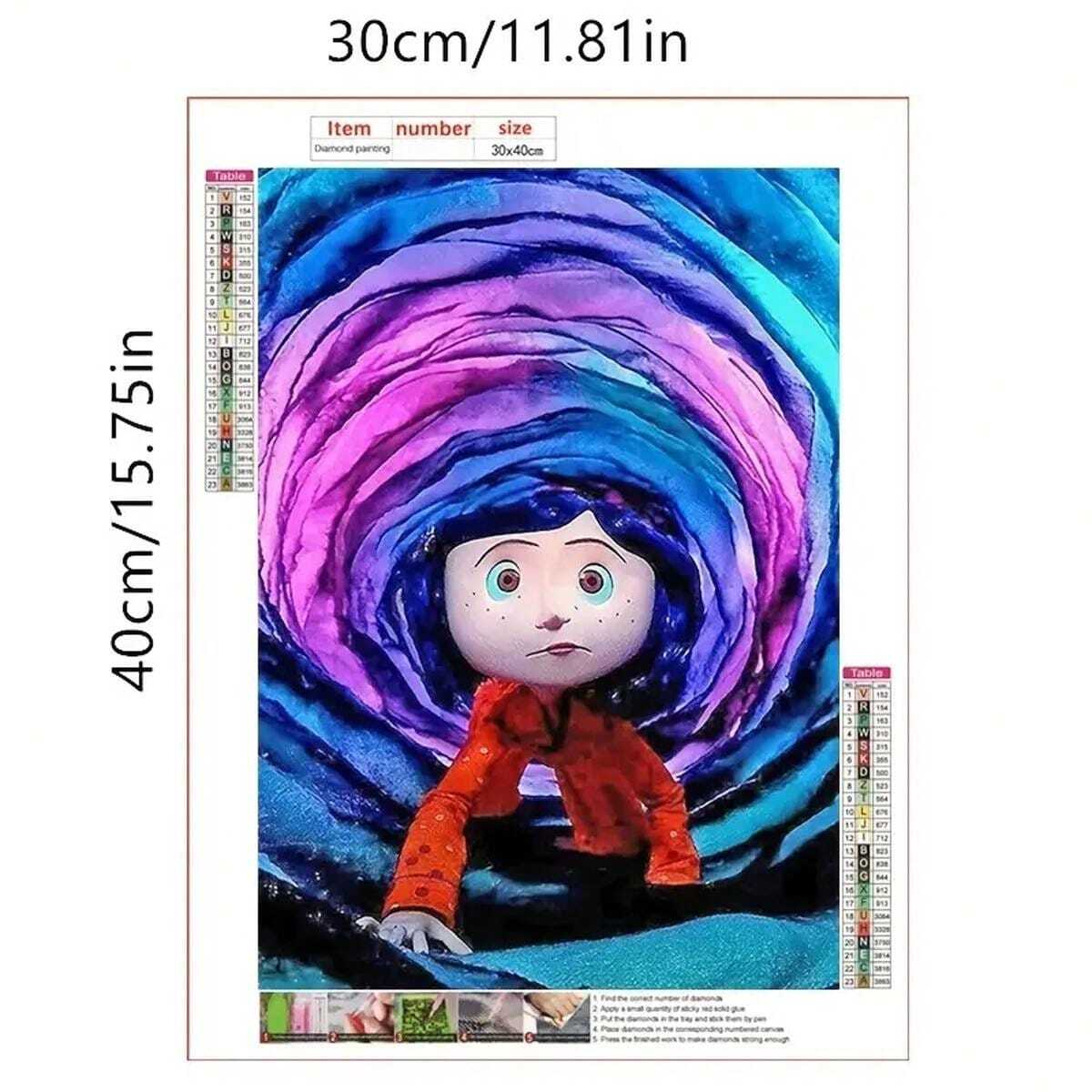 Disney Caroline Diamond Painting DIY Handicraft For Kids To Decorate