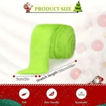 Dải ruy băng dài 59" mềm mại và sang trọng dùng để trang trí cây thông Noel, vòng hoa, đồ thủ công, râu lùn và trang phục cosplay, dễ tự làm và đa năng - Nhiều màu - Xem 7