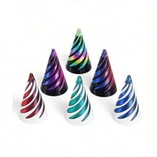 1 3D Printed Spiral Cone Christmas Tree Decoration Made Of Plastic Material, Suitable For Desktop Decoration In Vacation Homes And Offices, Suitable For Thanksgiving, Birthdays, Valentine's Day, Christmas, Bridal Parties, Bars And Adult Parties, Weddings, Spring, Halloween, Christmas