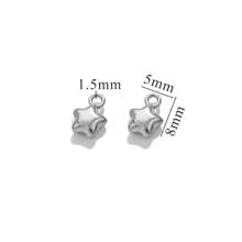 20 件 304 不锈钢迷你吊坠月亮和太阳项链饰品适用于 DIY 珠宝配饰链和项链饰品