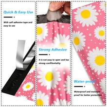Jowlroel Poly Mailer  6x9 Inch 200 Pcs,10x13 Inch 200 Pcs,12x15.5 Inch 50 Pcs,14.5x19 Inch 100pcs Waterproof And Tear-Resistant Shipping Bags For Clothing, Cute Mailing Bags With Self-Seal, Daisy Printed Packaging Bags For Small Business - 12x15.5 inch 50 cái - Xem 5