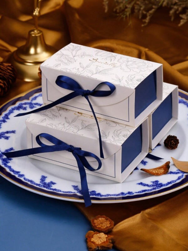 10 Peças Caixas de Presente Elegantes com Fitas - Perfeitas para Aniversários, Casamentos, Chás de Bebê e Natal - Ideais para Chocolates, Biscoitos e Decorações de Bolo Dia dos Namorados