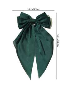 4 piezas Pasadores de pelo para niñas, cinta de satén con pasador de lazo para el pelo hijab, lazo de cola de pelo grande, lazo de satén para el pelo lindo accesorio para el cabello de niña, adecuado para combinar con vestidos de niña, un regalo para un ser querido, regalo del Día de San Valentín, un regalo para mí mismo