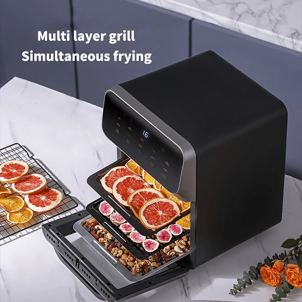 Air Fryer Oven Digital 18L Large Oil Free Touch Screen 1800W Mini Oven