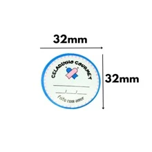 500 Round Gourmet Ice Cream Adhesive Labels