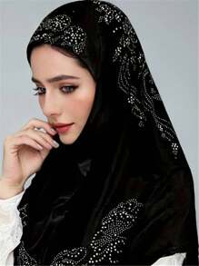 1 Stück Damen Abaya Zubehör innere Kappe Unterkopftuch Hijab Kappe Turban Hut Amira Hijab modischer einfarbiger Kinn Elastik Kopfbedeckung & Halstuch