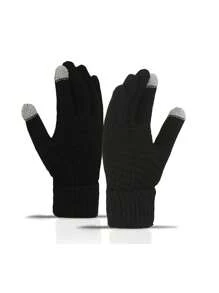 1 pieza Conjunto de gorro de punto y guantes de punto con protección de oreja, unisex, de moda casual y cálido para otoño/invierno, adecuado para uso diario, viajes al aire libre, senderismo, esquí, ciclismo, escalada, decoración de otoño