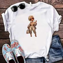 1/2/3 件黑色贝蒂卡通热转印贴纸 - 耐用、可清洗且易于粘贴到 DIY T 恤、牛仔裤、连帽衫、背包等上 - 彩色 - 查看 6