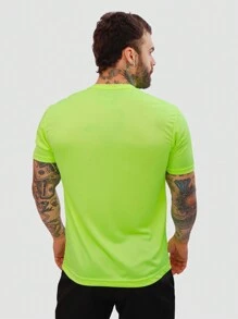 Kit 4 Men's Dry Fit Short Sleeve Gym Training T-Shirts - 彩色 - 查看 9