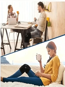 Usb加热护膝 加热护膝电热垫 加热护膝 加热护膝 电加热膝盖保暖家用老年运动员保护关节黑色 - 彩色 - 查看 7