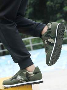 Herren Lässig Sneaker, atmungsaktive Sportschuhe, Outdoor Laufschuhe, Plateau-Sneaker, Loafer, Arbeitsschuhe, Partyschuhe, in Große Größen Schwarz - Grün - Übersicht 8