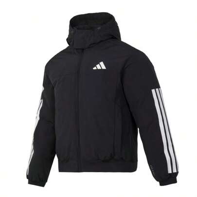 Adidas Áo khoác phao ngoài trời dành cho nam, áo khoác phao phồng, áo khoác thường ngày thoải mái ấm áp thời trang, JG3845