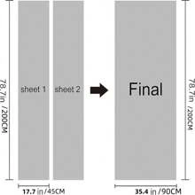 绿叶门贴纸热带棕榈叶门贴花可移除天然植物壁画海报壁纸客厅卧室装饰 - 7 - 查看 4