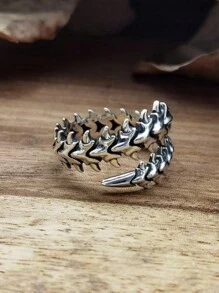 1 chiếc nhẫn hở hình học cổ điển Exaggerate cho nam làm quà tặng tiệc - Nhiều màu - Xem 3