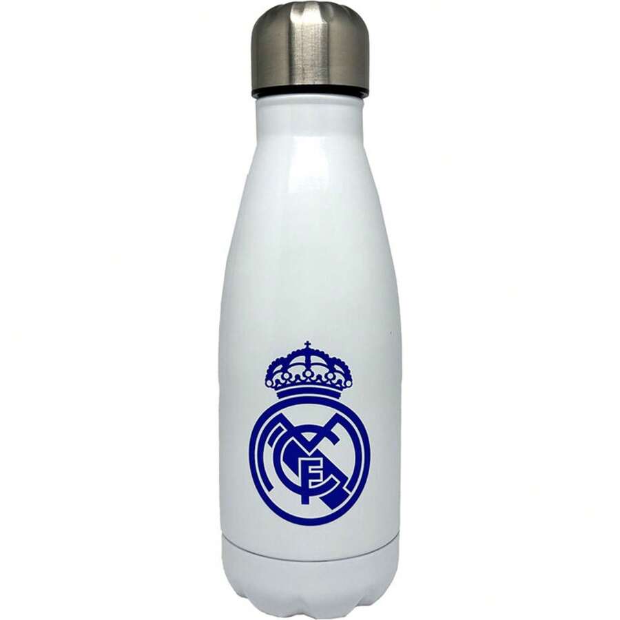 Real Madrid |皇家馬德里不銹鋼水瓶 550 毫升 - 可重複使用水瓶 - 便攜式緊湊設計 - 防漏蓋 - 運動和辦公室的理想選擇 - 免費送貨 ✅ 24/48 小時送貨到西班牙（半島） - 彩色 - 查看 1