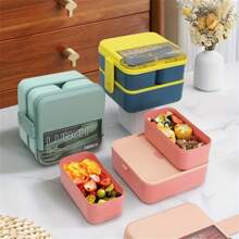 1 cái, Hộp đựng cơm trưa cho người lớn, Hộp đựng cơm trưa cho người lớn 60,87oz, Hộp đựng cơm trưa dung tích lớn, Hộp đựng cơm trưa chống rò rỉ cho người lớn có ngăn, Hộp đựng cơm trưa có ngăn đựng cơm trưa cho trường học, công sở, văn phòng, dã ngoại, cắm trại và du lịch - nhiều màu - Xem 12