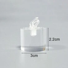 Acrylic Transparent Ring Display Holder Jewelry Showcase Rack Ring Stand Display Props - Multicolor - View 23