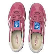 Adidas Originals 三葉草GAZELLE INDOOR男鞋女鞋運動鞋舒適輕便休閒鞋 IF1809 - 深粉紅色/白 - 查看 2