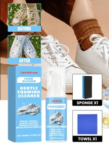 White Shoes Cleaner Waterless Shoes Whitening Agent Stain Removal Bright White Edge Polishing Agent A Wipe That Is White Magic Weapon(Commodity Production Batch Is Different, The Date Of The Package Above And The Commodity Number Will Be Different, The New And Old Packaging Random Delivery, In Kind Shall Prevail, Thank You For Your Understanding!)