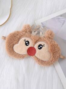 1 miếng che mắt thêu họa tiết hoạt hình, mặt nạ ngủ hình kỳ lân, gấu trúc và cáo dễ thương, miếng che mắt bằng vải bông mềm mại, miếng che mắt khi ngủ di động cho phòng ngủ, du lịch, văn phòng, trường học - Nhiều màu - Xem 10