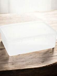 Kit 6 Rectangular Box 6.5L White Plasvale For Storing And Organizing Food And Objects With Practical Design And Resistant Material Ideal For Optimizing Spaces - 白色 - 查看 4