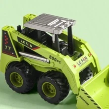 1 件惯性逼真建筑挖掘机玩具，3 种颜色可选，耐用的挖掘铲和可升降臂，适合男孩的生日或圣诞节礼物 - 彩色 - 查看 4