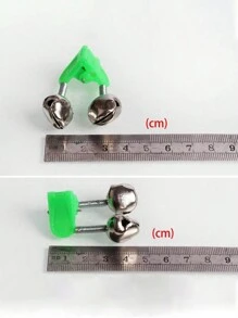 Sougayilang 1pc Plastic Clip Bite Alert Fishing Rod Bells Tackle Accessories Outdoors - Green - View 8