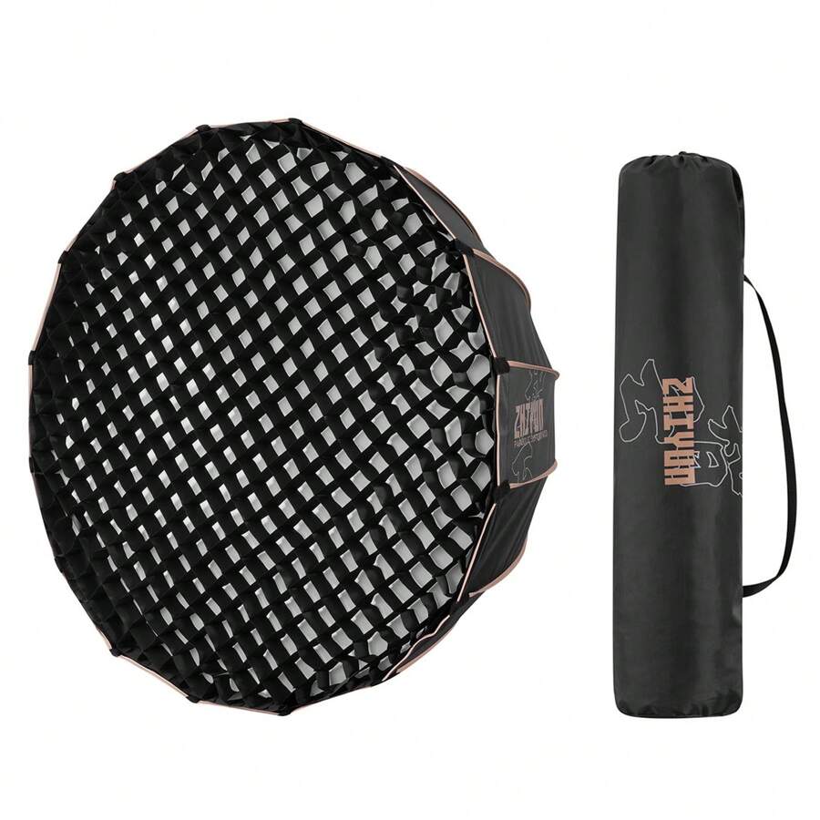 ZHIYUN Parabolic Softbox 90D Bowens Mount Light Diffuser For G60 & X100 - 黑色 - 查看 1