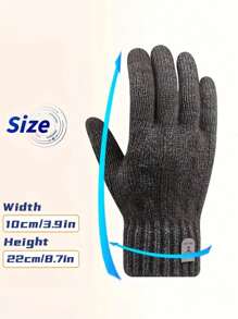 Thermal Lined Warm Touchscreen Gloves For Cycling, Running, Driving & Winter Activities