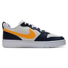 Women's Casual Shoes COURT BOROUGH LOW RECRAFT (GS) Comfortable Sneakers - Navy Blue/white - View 2