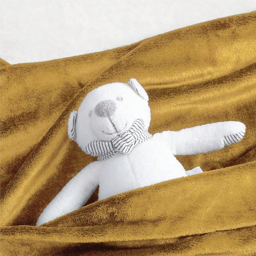 Bedsure Fleece Blankets Twin Size Grey 300GSM Lightweight Plush Fuzzy