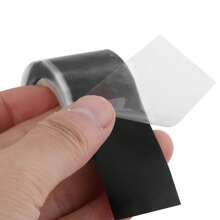 Waterproof And High-Temperature Resistant Tape For Plumbing Tools Repair, Auto Wire & Cable Wrap Self-Adhesive Silicone Tape - Black - View 4