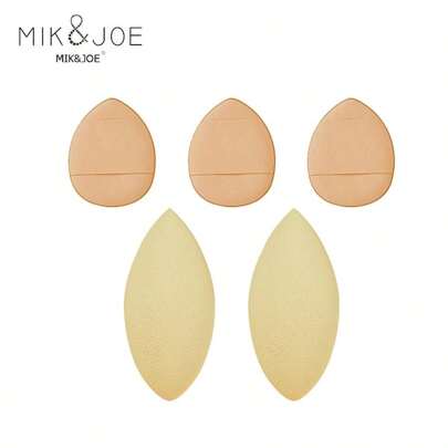 mik&joe 5Pcs Olive Shaped Combination Makeup Puff Soft And Delicate For Home Or Travel Use,Makeup,Cheap,Room Decor,Vanity,Travel,Bedroom,Makeup Accessories,Puff,Makeup Blender,Powder Puff,Makeup Sponge,Cheap,Stocking Stuffers,Makeup,Makeup Tools,Cheap Stuff,Gifts,Gifts For Women,Christmas Gifts,Giveaways,Travel,Cheap Stuff,Travel Essential