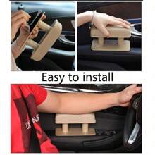 Adjustable Car Armrest Pad, Armrest Elbow Rest Cushion, Increased Armrest Pad, Non-Slip Wear-Resistant Car Interior Accessories, Central Armrest Box - As Shown - View 2