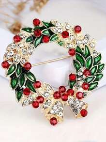 1 cái, Trâm cài đa chức năng, Vòng hoa Giáng sinh thời trang, Trang trí áo ngực, Lý tưởng để làm quà tặng - Nhiều màu - Xem 2
