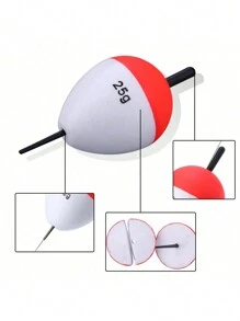 SOUGAYILANG 8pcs Water-drop Shaped Foam Fishing Float