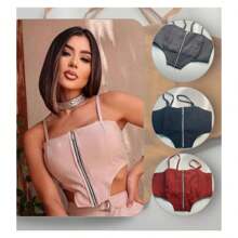 LULY ZIPPER CROP - màu xanh lá - Xem 1