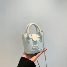 Fashionable Mini PU Handbag, Girl's Shoulder Crossbody Coin Purse - A - View 10