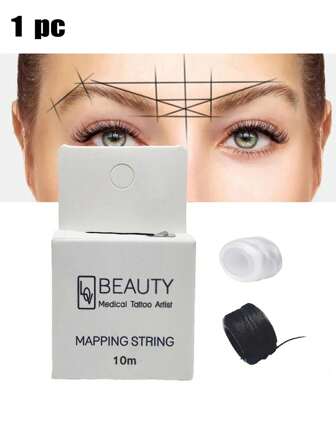 1pc Mapping Pre-Ink String For Microblading Eyebow Make Up Dyeing Liners Thread Semi Permanent Positioning Eyebrow Measuring Tool